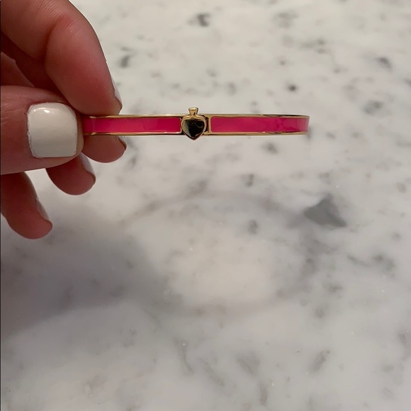 Kate Spade Gold/Hot Pink Bangle - Picture 1 of 4